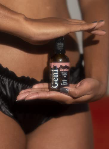 Geni Soothe - Perfume and SOAP Free Intimate Oil. Gentle Alternative to Intimate wash. Moizturizes